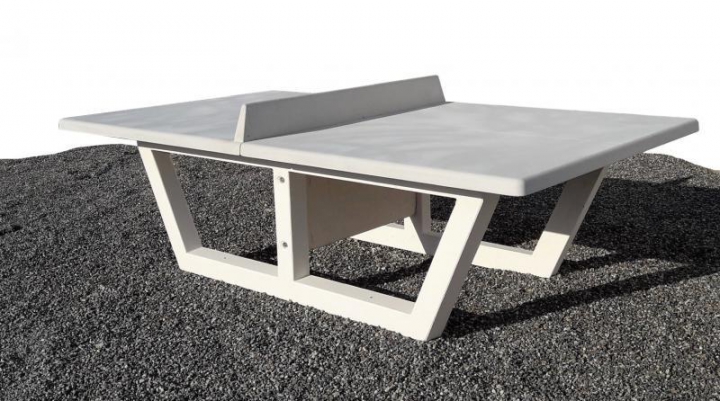 Table ping-pong béton gris brut (1er prix)